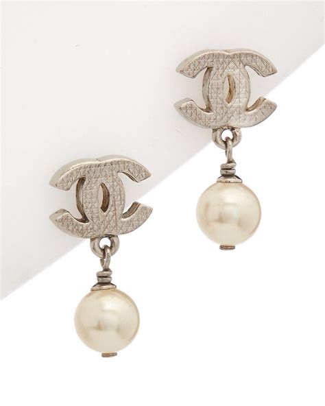 chanel pearl cable earrings|chanel earrings official website.